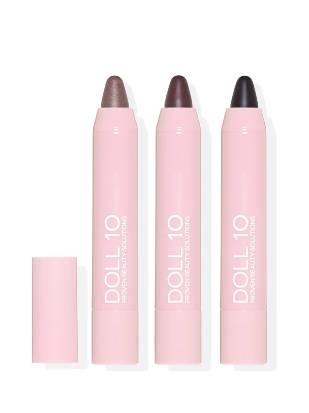 BNWT Doll 10 Infinite Color Eye Crayon Collection Dark Roast Trio 3 Pack